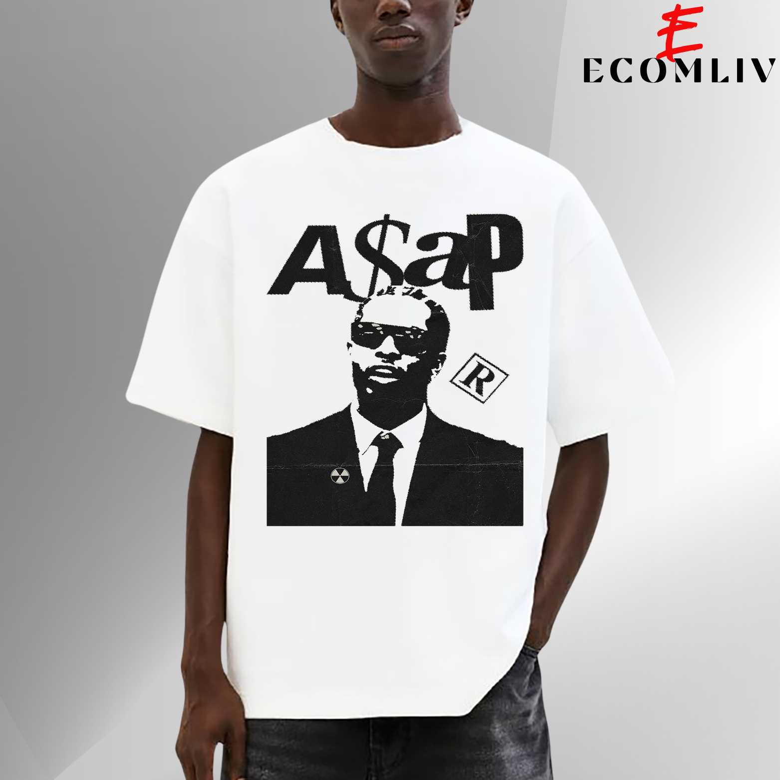 A$ap Rocky Graphic Shirt, Rap Streetwear Tee, Unisex Concert Look